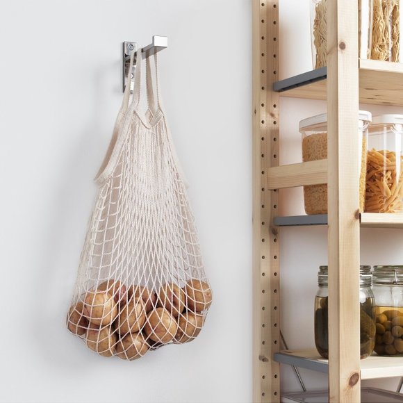 IKEA KUNGSFORS Mesh bag, set of 2, natural - Picture 12 of 17